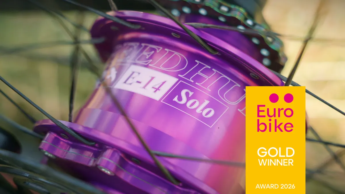 E-14 Solo lila SPEEDHUB-on, Eurobike Gold Award 2026