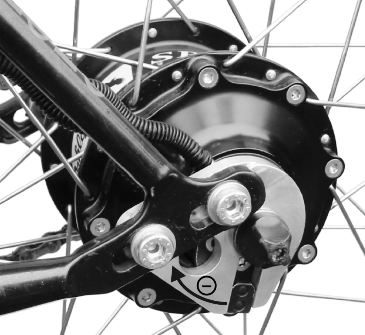 SPEEDHUB OEM tengelylappal, eltolható Rohloff OEM vázvégben